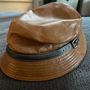 Coach Leather Bucket Hat S/P